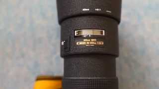 Nikon 80200mm 28 AFD focus speed [upl. by Ramu]