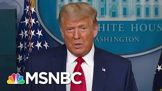 Trump Touts Stock Market Numbers After Dow Hits 30000 Amid Vaccine Transition News  MSNBC [upl. by Nnagrom690]