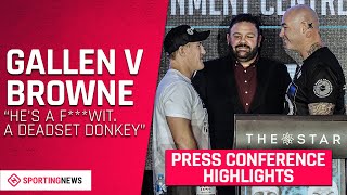 Paul Gallen v Lucas Browne Presser  Presser Highlights [upl. by Tegdig]