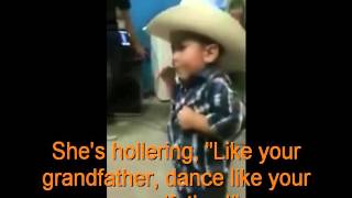 Little Boy Dancing to Mexican Norteno Music cytec [upl. by Filippo]