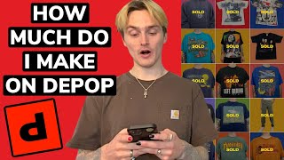 HOW MUCH DO I MAKE ON DEPOP [upl. by Fitzgerald]