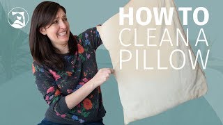 How To Clean Your Pillow  Its Easy [upl. by Afesoj]