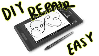 FIX YOUR HUION PEN YOURSELF VERY EASY [upl. by Burt311]