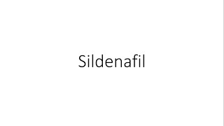 Sildenafil Viagra  Pharmacology [upl. by Gabrielli]