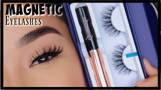 How To Apply MAGNETIC EYELASHES [upl. by Teague910]