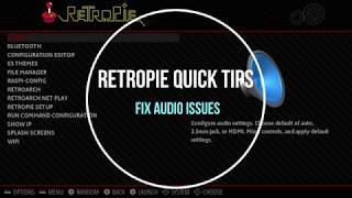 How to Fix Audio Issues In Retropie  RPi Quick Tips [upl. by Gwenn]