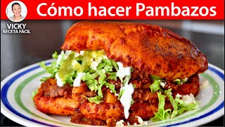 COMO HACER PAMBAZOS  Vicky Receta Facil [upl. by Leihcey]