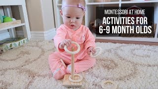 MONTESSORI AT HOME Activities for Babies 69 Months [upl. by Louanne239]