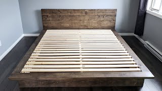 DIY 5 Minutes Bed Frame [upl. by Birgitta]