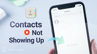 FIXED iPhone Contacts Not Showing Up 4 Solutions You Cant Miss Out [upl. by Lishe]