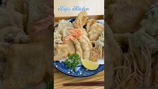 Making Tempura 〜天ぷら〜 Shorts  easy Japanese home cooking recipe [upl. by China]