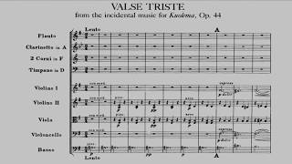 Valse triste Sibelius op44 Score [upl. by Neenahs]