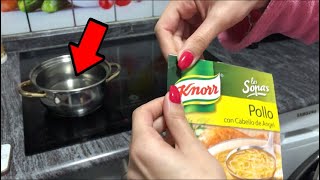 Cómo hacer Sopa De Sobre receta muy fácil y rica [upl. by Green]