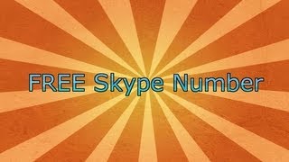 How to get a free Skype In Number [upl. by Isia793]