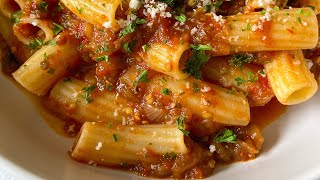 The Most Delicious Roasted Eggplant Pasta Sauce [upl. by Ahsienel]