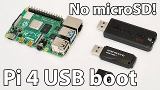 Raspberry Pi 4 USB Boot is official Howto [upl. by Marco]