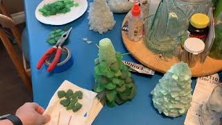 Sea Glass Tree Tutorial [upl. by Neroc]