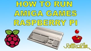 How to Set Up And Use AMIGA Emulator Retropie Raspberry pi 1 2 3 and Zero [upl. by Atinomar]