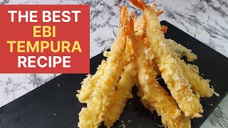 HOW TO COOK RESTAURANTSTYLE EBI TEMPURA Secret Technique Revealed  Chef Nico Garcia [upl. by Sylado]