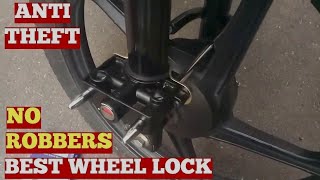 How To Protect Your Motorcycle The Best Wheel Locks to Keep Your Bike Safe [upl. by Kinny300]