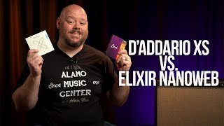 Coated Acoustic Guitar Strings DAddario XS vs Elixir Nanoweb [upl. by Favian595]