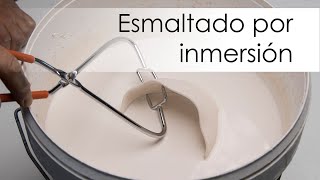 Esmaltado por inmersión  Escuela de cerámica [upl. by Rucker]