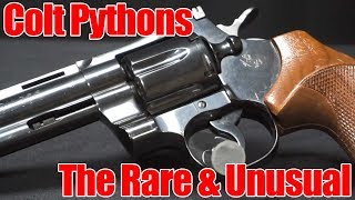 Colt Python Revolvers The Rare and Unusual [upl. by Katleen203]