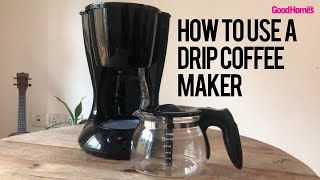 How To Use A Drip Coffee Maker [upl. by Kate89]