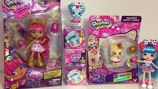 Shopkins Wild Style Pet Pods Lippy Lulu Shoppies Doll Kissy Boo Shoppet Toy Unboxing Review [upl. by Jens275]