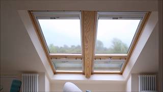 VELUX Cabrio Balcony Blackout Blinds in Loft Conversion [upl. by Aneladgam]