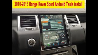 1013 Range Rover Sport Tesla style android radio touch screen Land [upl. by Solraced449]