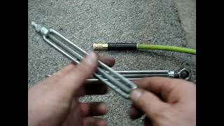 DIY ClampTite Wire Clamping Clone Using Turnbuckles [upl. by Basilius710]