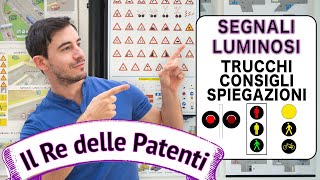 SEGNALI LUMINOSI  IL RE DELLE PATENTI  PATENTE B  ESAME DI TEORIA [upl. by Joye]