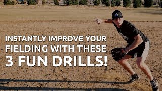 3 SIMPLE Baseball Fielding Drills For Youth Players [upl. by Rosanne]