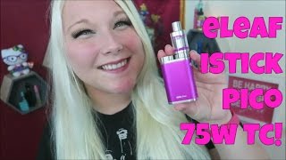 eLeaf iStick PICO 75W TC Kit  TiaVapes Review [upl. by Sivahc]