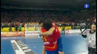 España  Dinamarca Final Mundial Balonmano 2013 [upl. by Schott]