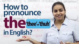 How to Pronounce quotthequot in English  English Pronunciation amp Grammar lesson [upl. by Nosredneh]