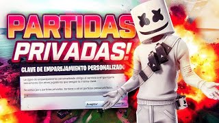 partidas privadas Fortnite [upl. by Murrah]