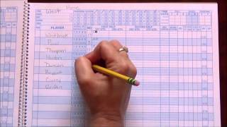 Basketball Scorebook 101 [upl. by Yasnyl]