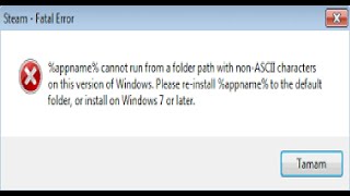 Steam Windows 7 Veya Üstü Hatası  Steam Açılmama Sorunu  Steam Nasıl İndirilir 2021 [upl. by Poree]