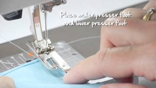 Tutorial how to use the BERNINA hemmer feet no 6169 [upl. by Rayner]