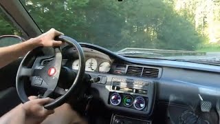 Civic Eg Coupe Mountain Run  B16  Pedal cam [upl. by Salguod]