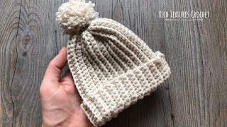 Easy Childrens Crochet Hat Pattern [upl. by Shear223]