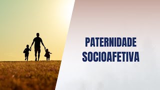 Paternidade socioafetiva [upl. by Lulu]