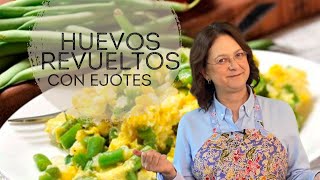 Receta Rápida Huevos Revueltos con Ejotes [upl. by Luigi320]