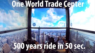 One World Observatory at World Trade Center  Elevator Ride [upl. by Eolhc]