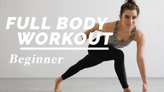 Full Body Workout für Beginner  No Equipment  mit Warm Up amp Cool Down  DAY 1 [upl. by Amilas]