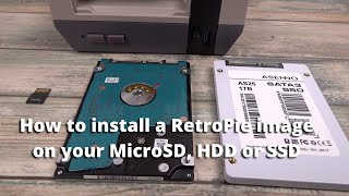 How to install a RetroPie image to your MicroSD HDD or SSD for your Raspberry Pi 4 [upl. by Leiram]