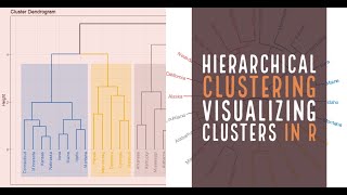 Visualizing clusters in R  Hierarchical clustering [upl. by Huntingdon]