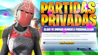 🔴PARTIDAS PRIVADAS EN DIRECTO de FORTNITE [upl. by Justicz]